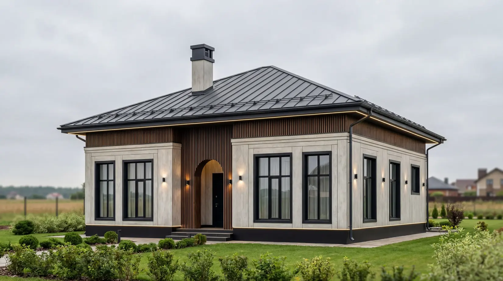 Одноэтажные дома — фото 1